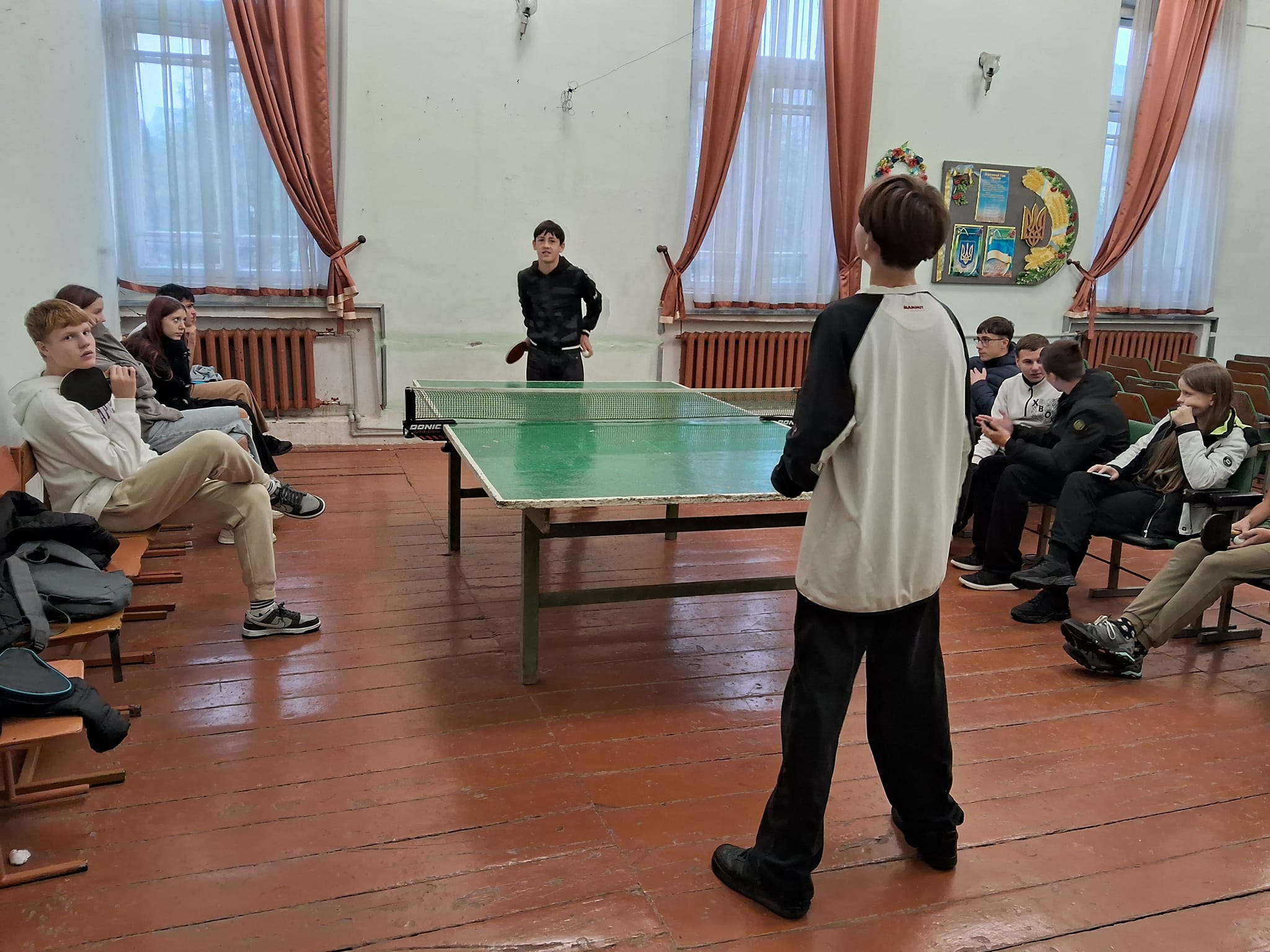 Змагання з настільного тенісу серед вихованців БУТ. 1 001 1